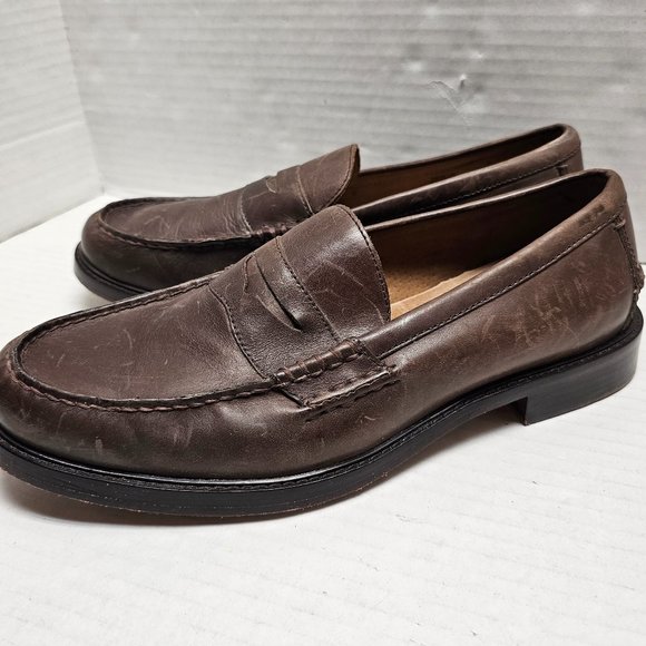 Mens Polo Ralph Lauren Brown Slip On Dress Loafers Shoes DUSTAN 11431 9.5 D main image 10